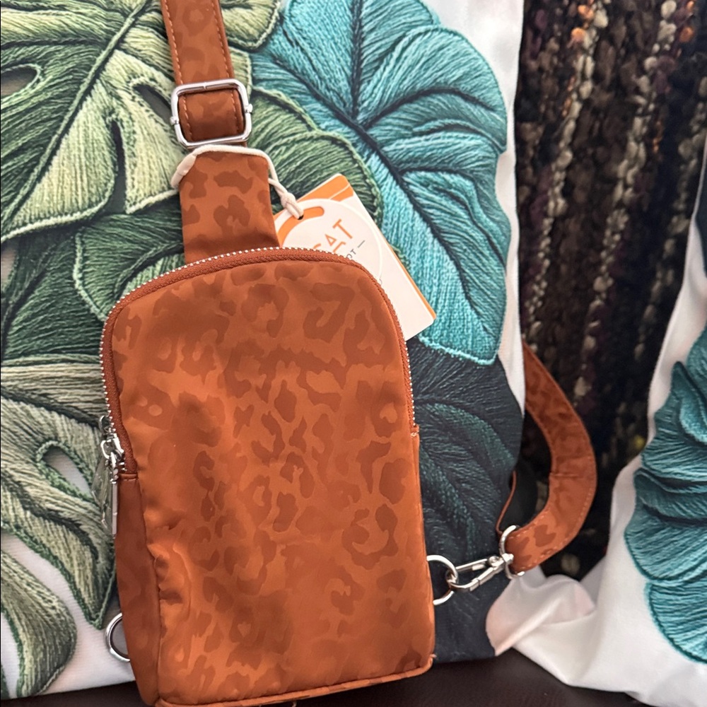 Stylish Orange Crossbody Bag